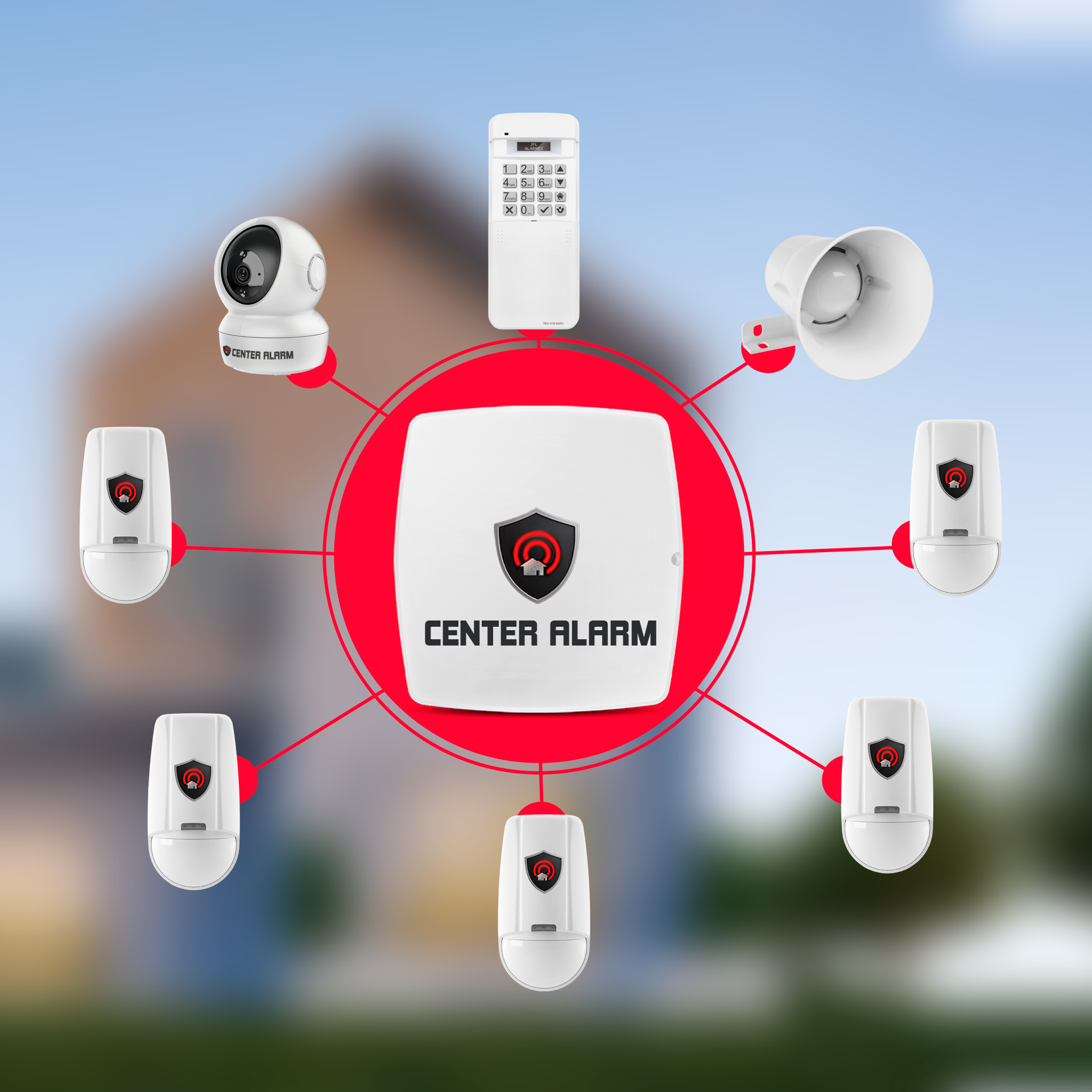 Sistema Center Alarm - Ecossistema Completo de Segurança